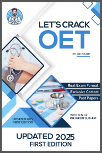 Let's Crack OET Book Cover 2025 – OET Reading & Listening Material for Doctors and Nurses