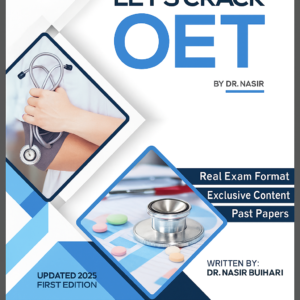 Let's Crack OET Book Cover 2025 – OET Reading & Listening Material for Doctors and Nurses