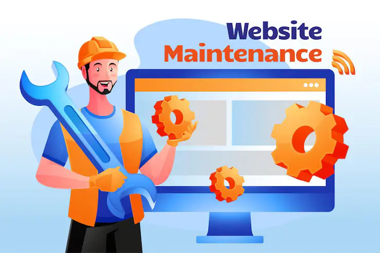 website maintenance system updates website development concept 112255 1309